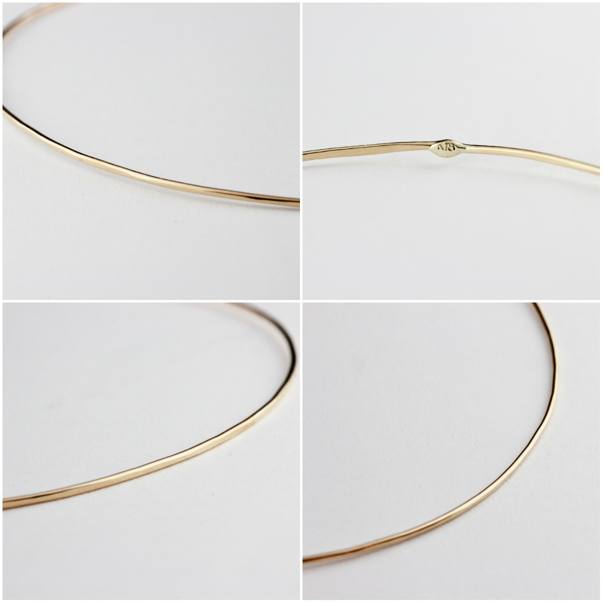 les desseins de DIEU Solid Gold Bangle 0.7 K18YG(レ デッサン ドゥ デュー ソリッドゴールド 金線  バングル 0.7ミリ 1本売り)