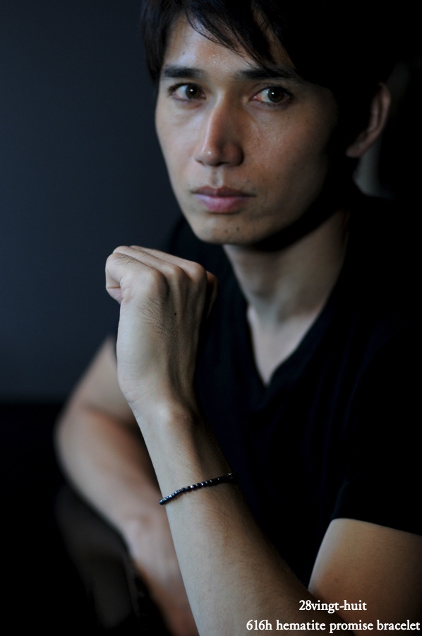 28vingt-huit 616h ヘマタイト ブレスレット オペロン シルバー メンズ,ヴァンユイット Hematite Bracelet Silver925 mens