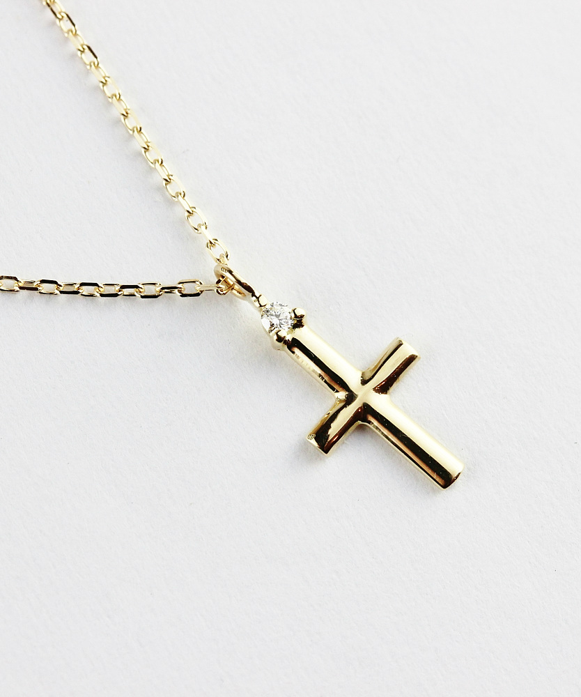 トゥー プライ 251 チャーム クロス ネックレス 18金,two ply Charm Cross Necklace K18