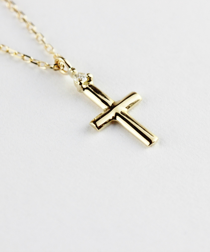 トゥー プライ 251 チャーム クロス ネックレス 18金,two ply Charm Cross Necklace K18