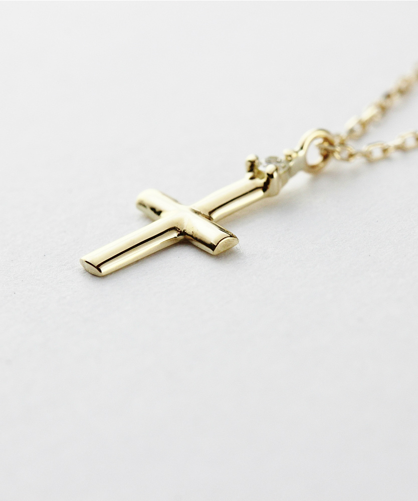 トゥー プライ 251 チャーム クロス ネックレス 18金,two ply Charm Cross Necklace K18