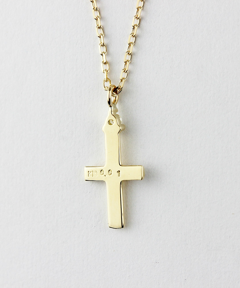 トゥー プライ 251 チャーム クロス ネックレス 18金,two ply Charm Cross Necklace K18