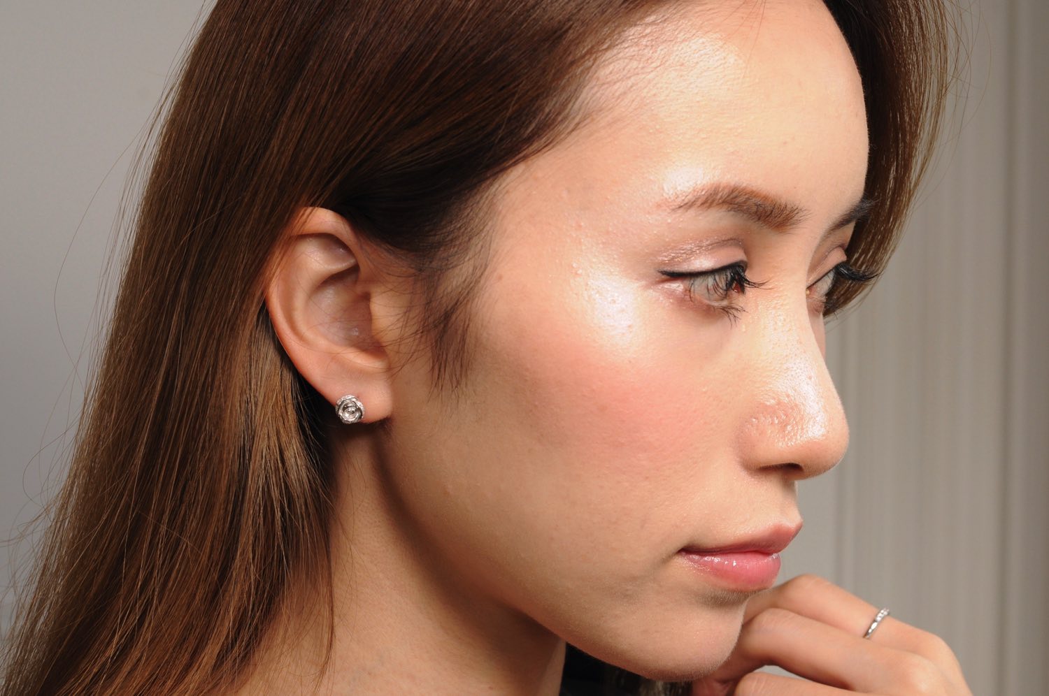 トゥー プライ 357 ローズ ダイヤモンド スタッド ピアス 18金,two ply Rose Diamond Stud Earrings K18