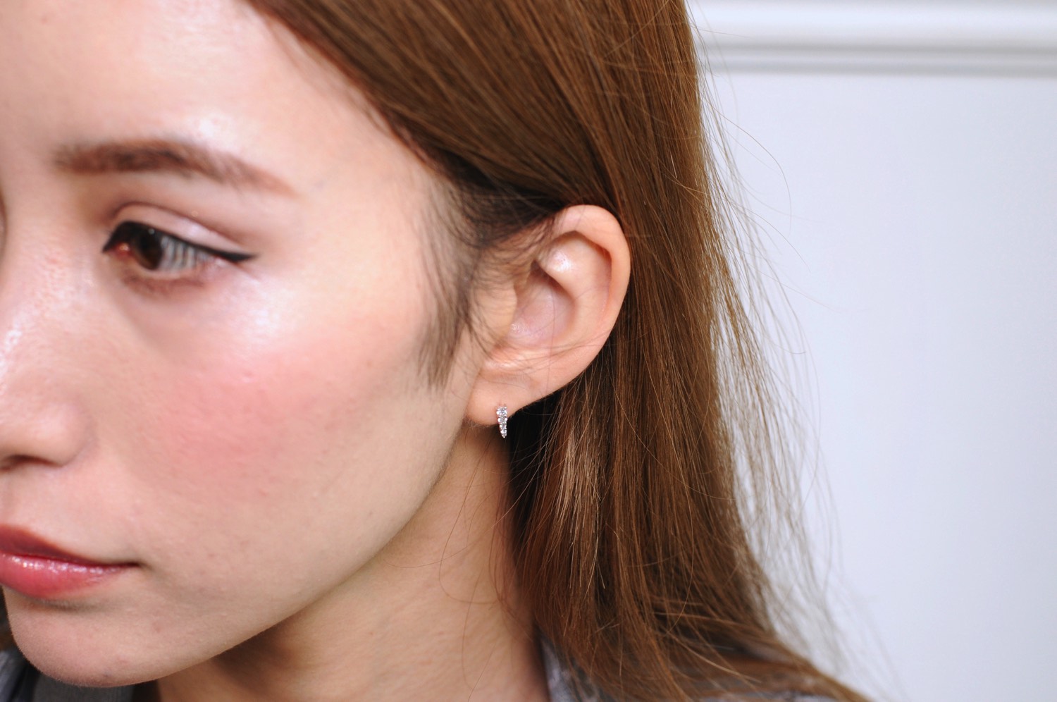 トゥー プライ 362 アキュート トライアングル ダイヤモンド スタッド ピアス 18金,two ply Acute Triangle Diamond Stud Earrings K18