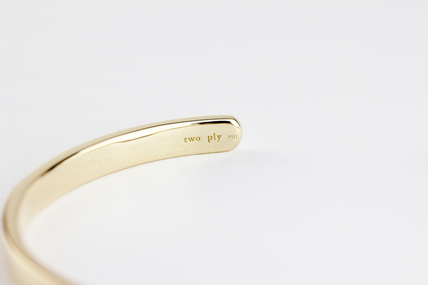 トゥー プライ 585 リュクス ダイヤモンド ゴールド バングル 18金,two ply Luxe Diamond Gold Bangle K18