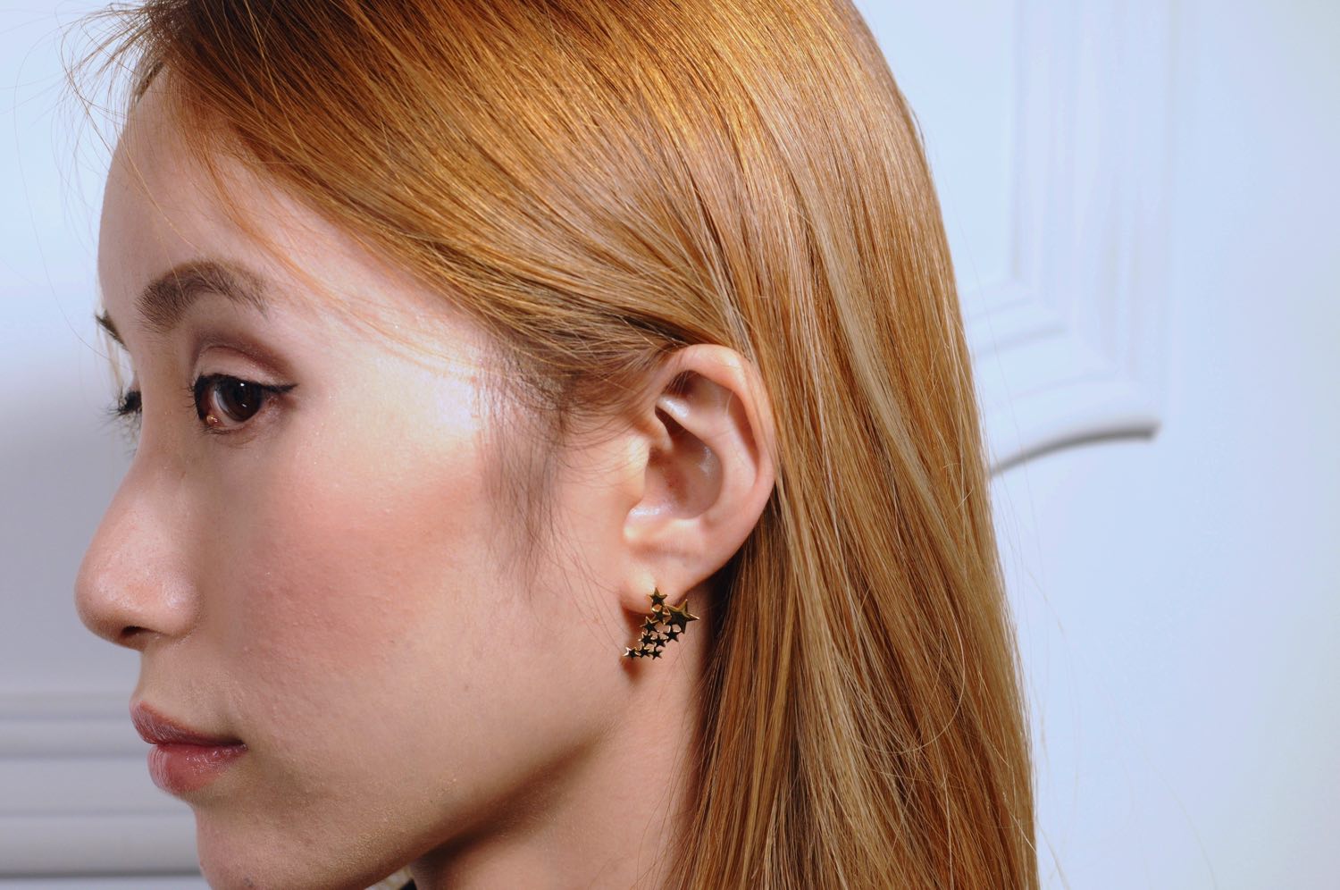 トゥー プライ 591 ギャラクシー スター 華奢ピアス 18金,two ply Galaxy Star Stud Earrings K18