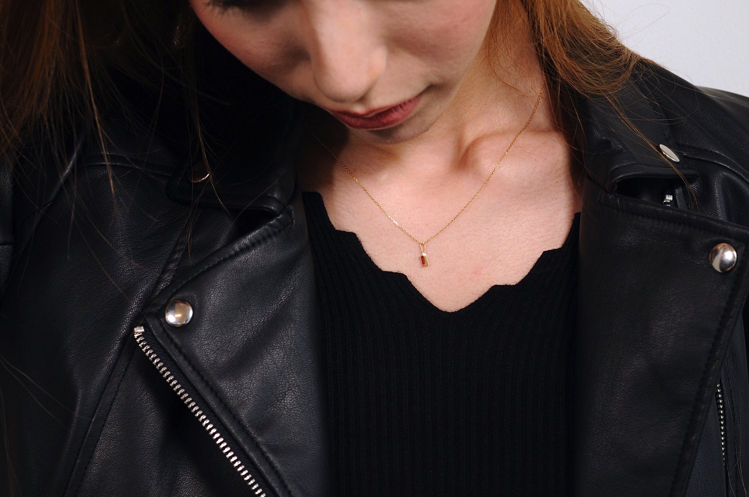 トゥー プライ 607 ガーネット バケットカット 華奢チャーム ペンダントトップ 18金,two ply  Precious Stone Garnet Charm K18