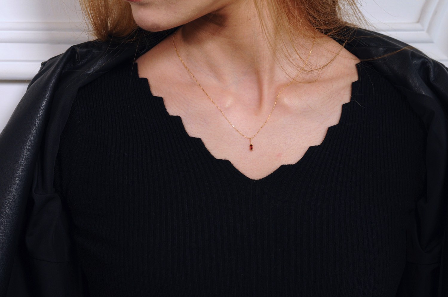 トゥー プライ 607 ガーネット バケットカット 華奢チャーム ペンダントトップ 18金,two ply  Precious Stone Garnet Charm K18