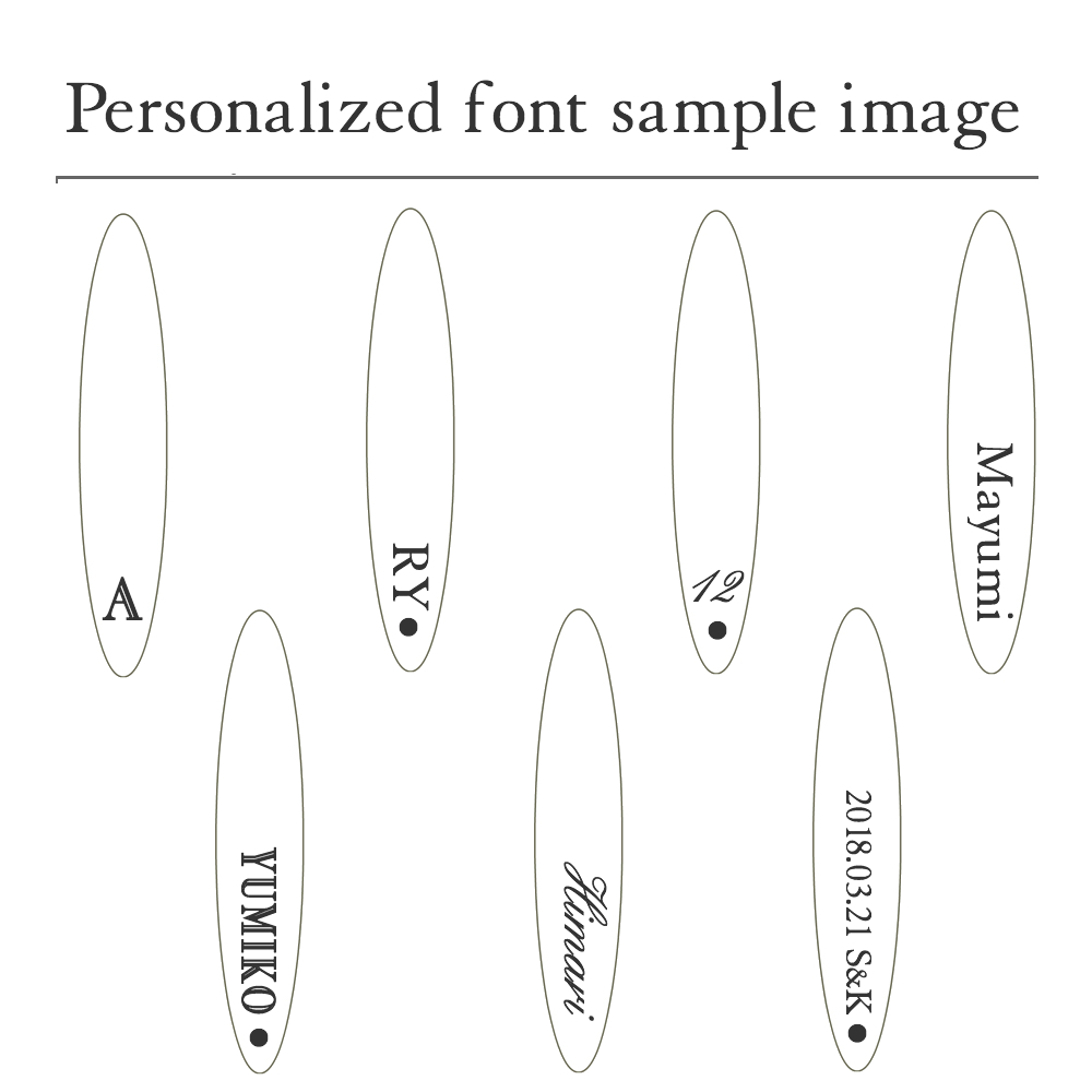 トゥー プライ 620 パーソナライズ イニシャル ナンバー オーバル バー チャーム 18金,two ply Personalized Oval Bar Charm K18