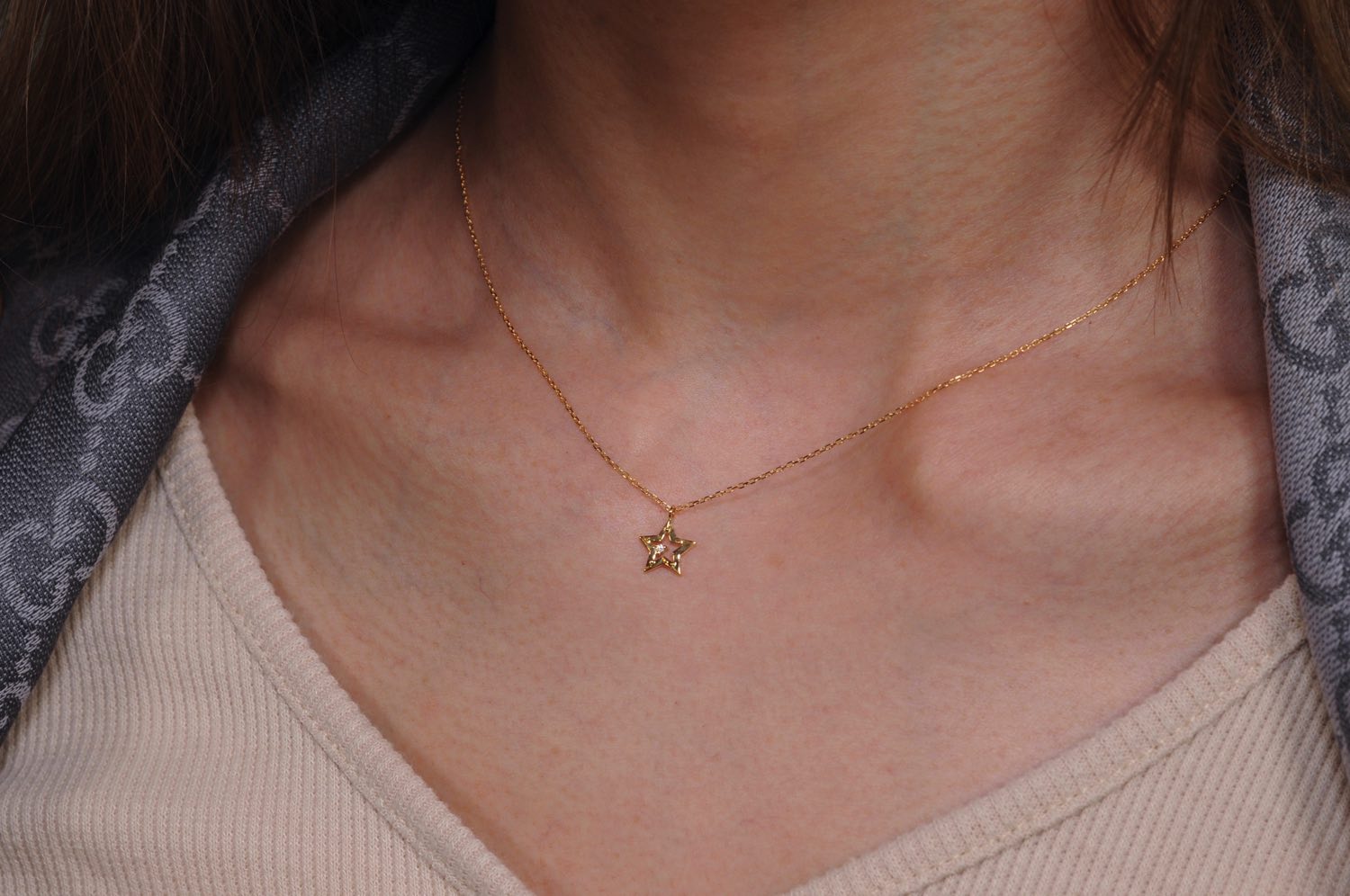 トゥー プライ 627 シューティング スター ダイヤモンド ネックレス 18金,two ply Shooting Star Diamond Necklace K18