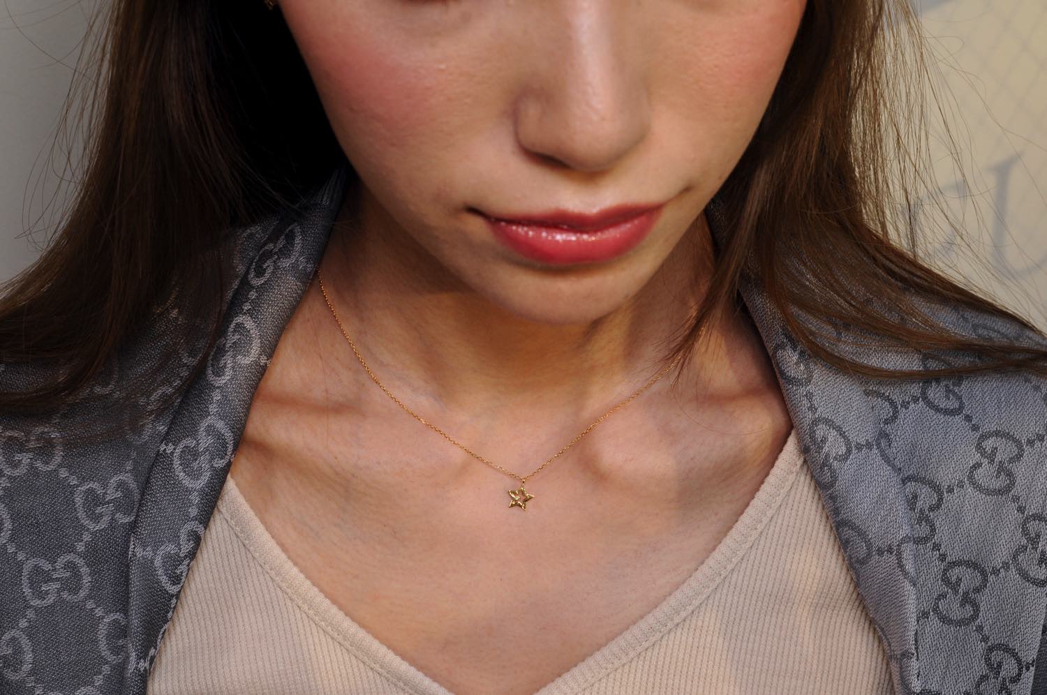 トゥー プライ 627 シューティング スター ダイヤモンド ネックレス 18金,two ply Shooting Star Diamond Necklace K18