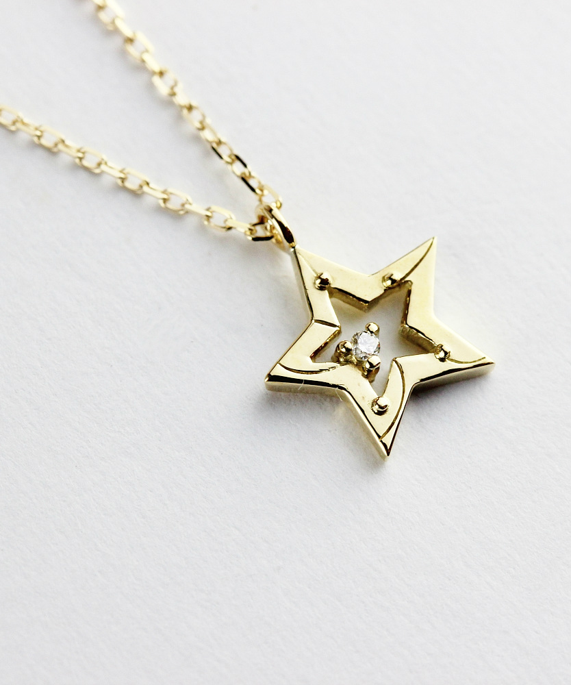 トゥー プライ 627 シューティング スター ダイヤモンド ネックレス 18金,two ply Shooting Star Diamond Necklace K18