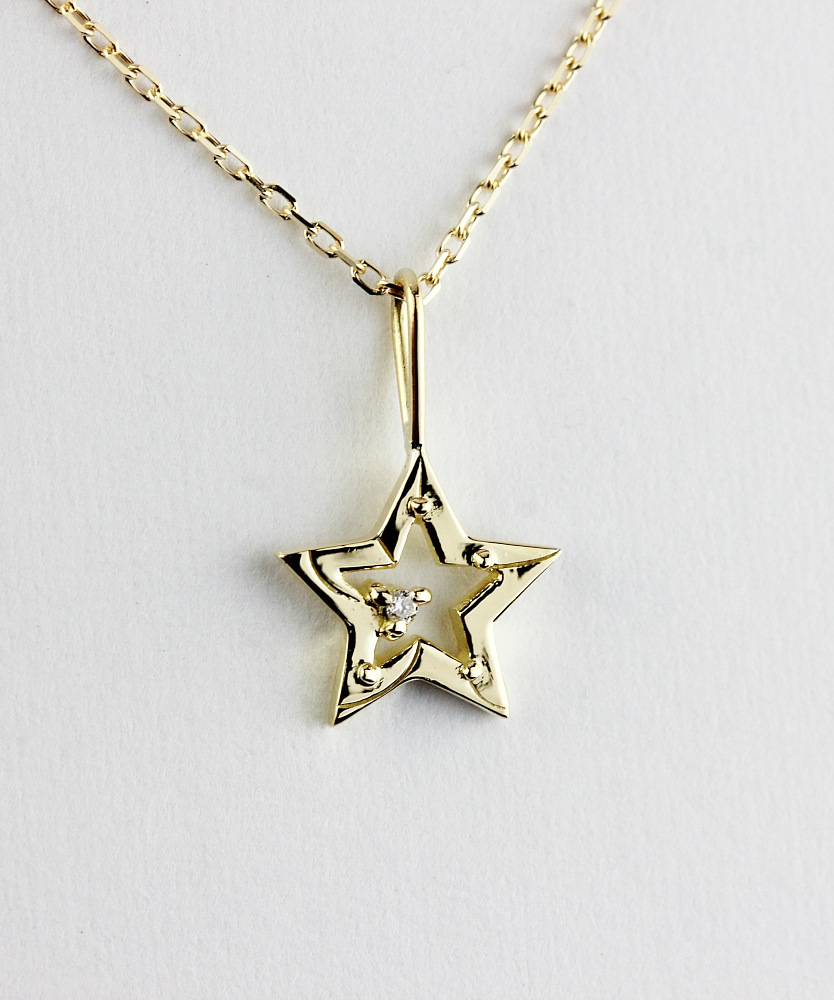 トゥー プライ 628 シューティング スター ダイヤモンド チャーム 18金,two ply Shooting Star Diamond Charm K18