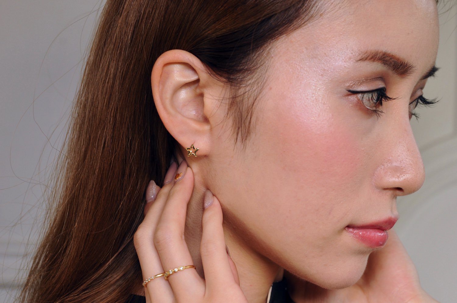 トゥー プライ 629 シューティング スター ダイヤモンド スタッド ピアス 18金,two ply Shooting Star Diamond Stud Earrings K18