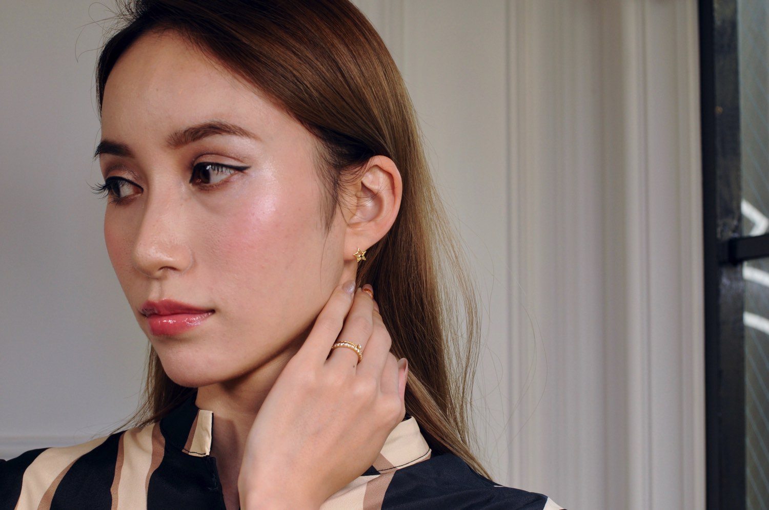 トゥー プライ 629 シューティング スター ダイヤモンド スタッド ピアス 18金,two ply Shooting Star Diamond Stud Earrings K18