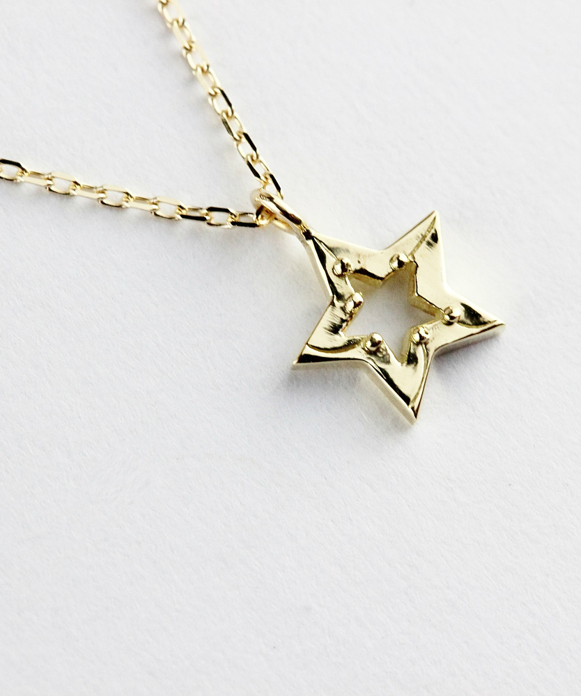 トゥー プライ 630 シューティング スター ネックレス 18金,two ply Shooting Star Necklace K18