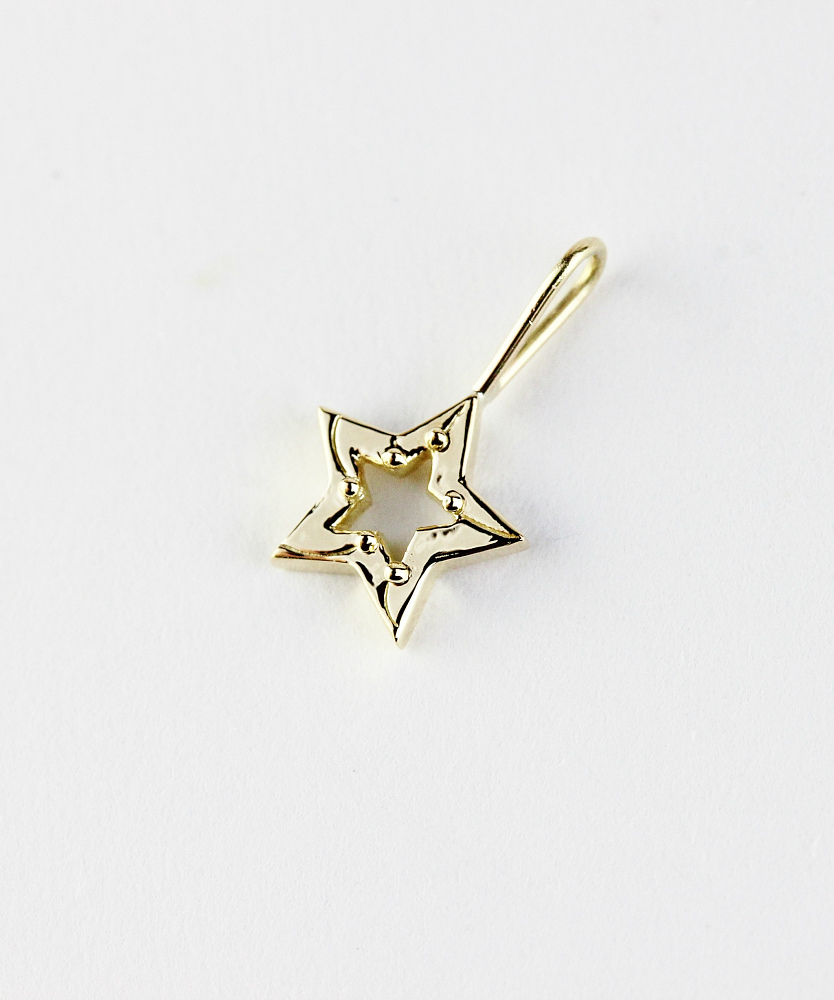 two ply 631 Shooting Star Charm K18YG/トゥー プライ