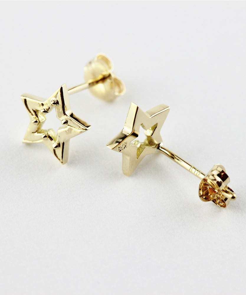 トゥー プライ 632 シューティング スター スタッド ピアス 18金,two ply Shooting Star Stud Earrings K18