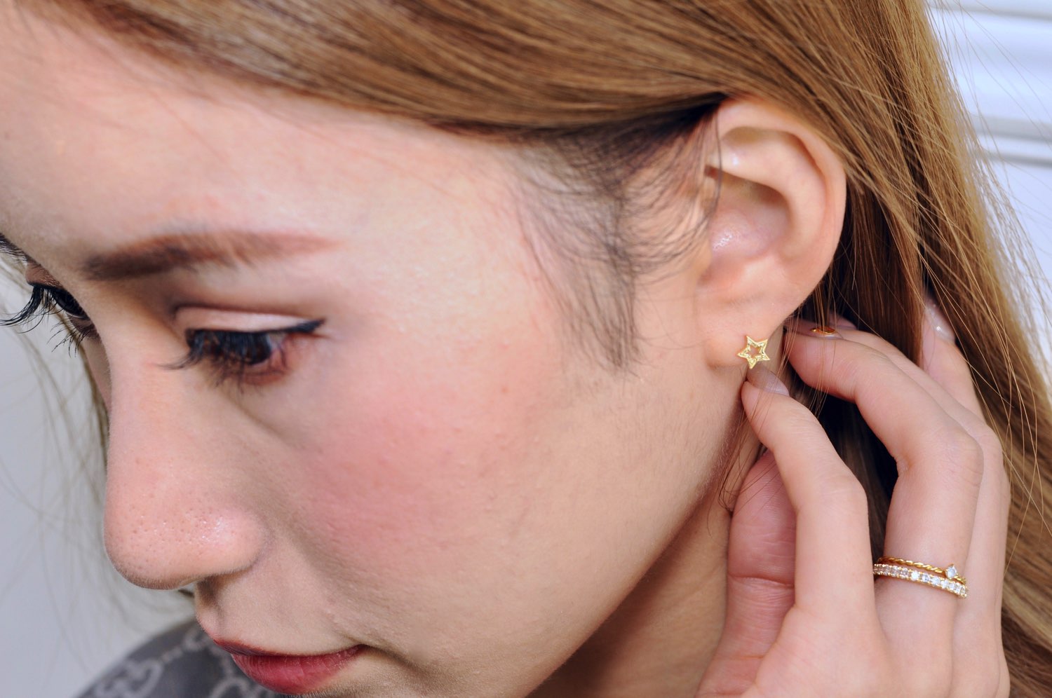 トゥー プライ 632 シューティング スター スタッド ピアス 18金,two ply Shooting Star Stud Earrings K18