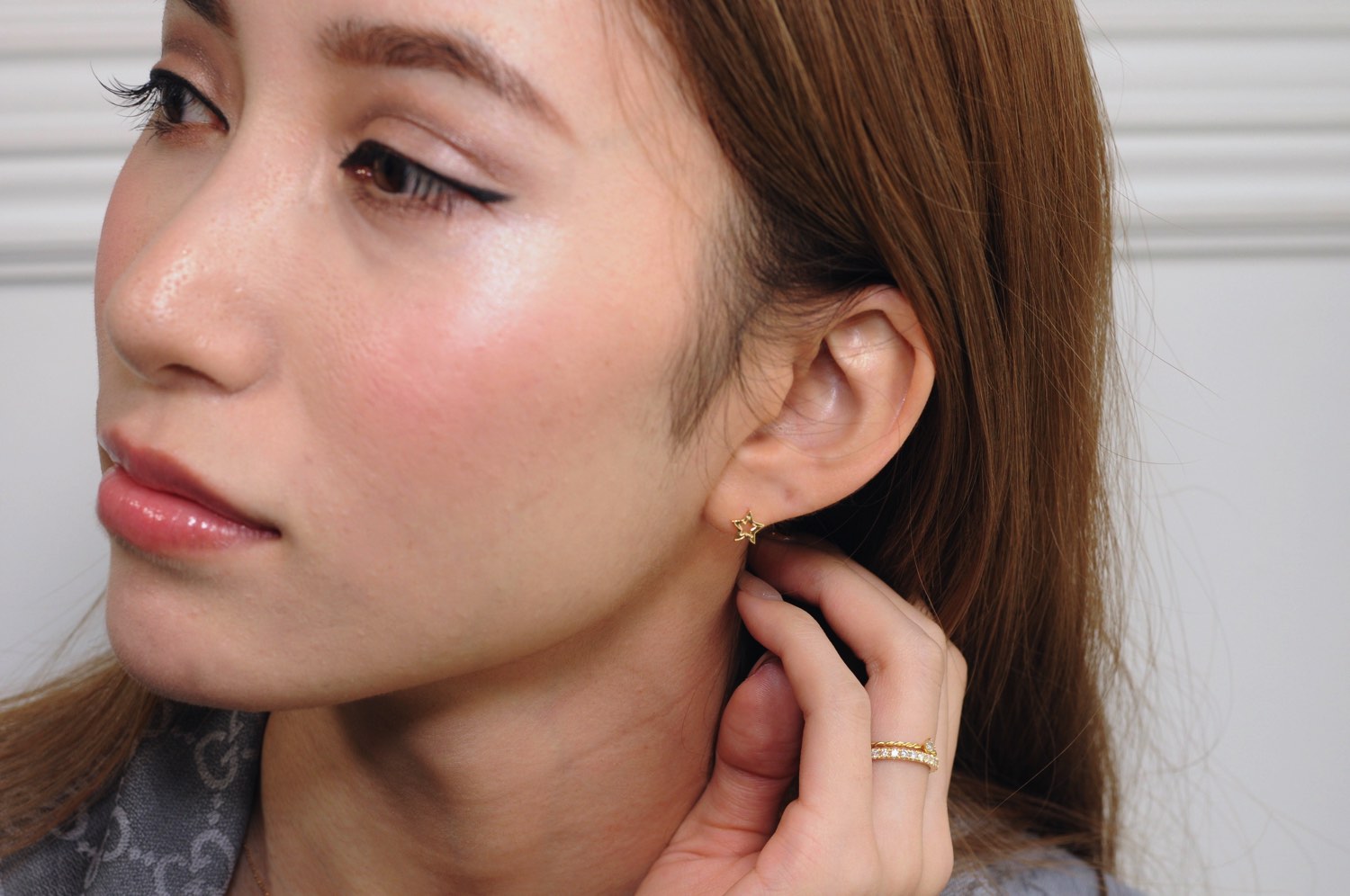 トゥー プライ 632 シューティング スター スタッド ピアス 18金,two ply Shooting Star Stud Earrings K18