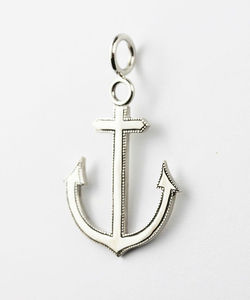 two ply 638 Milgrain Anchor Silver Charm SV925(トゥー プライ ミルグレイン アンカー シルバー  チャーム)