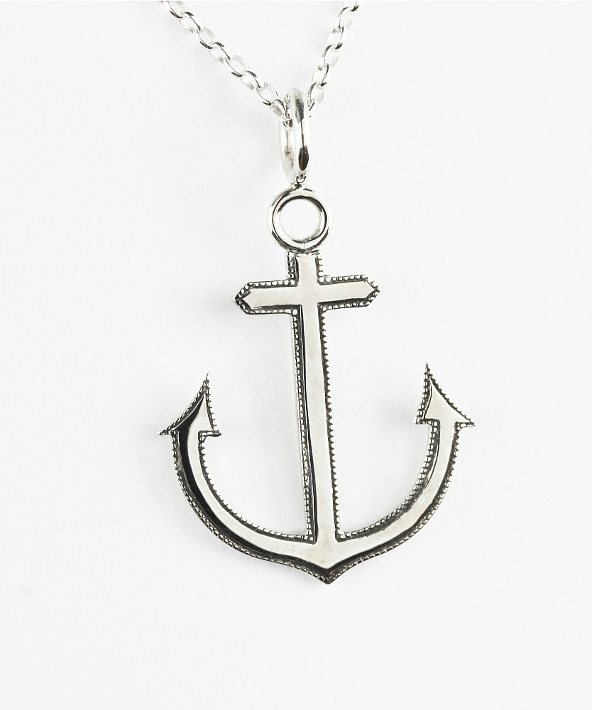 two ply  Milgrain Anchor Silver Charm SV/トゥー プライ