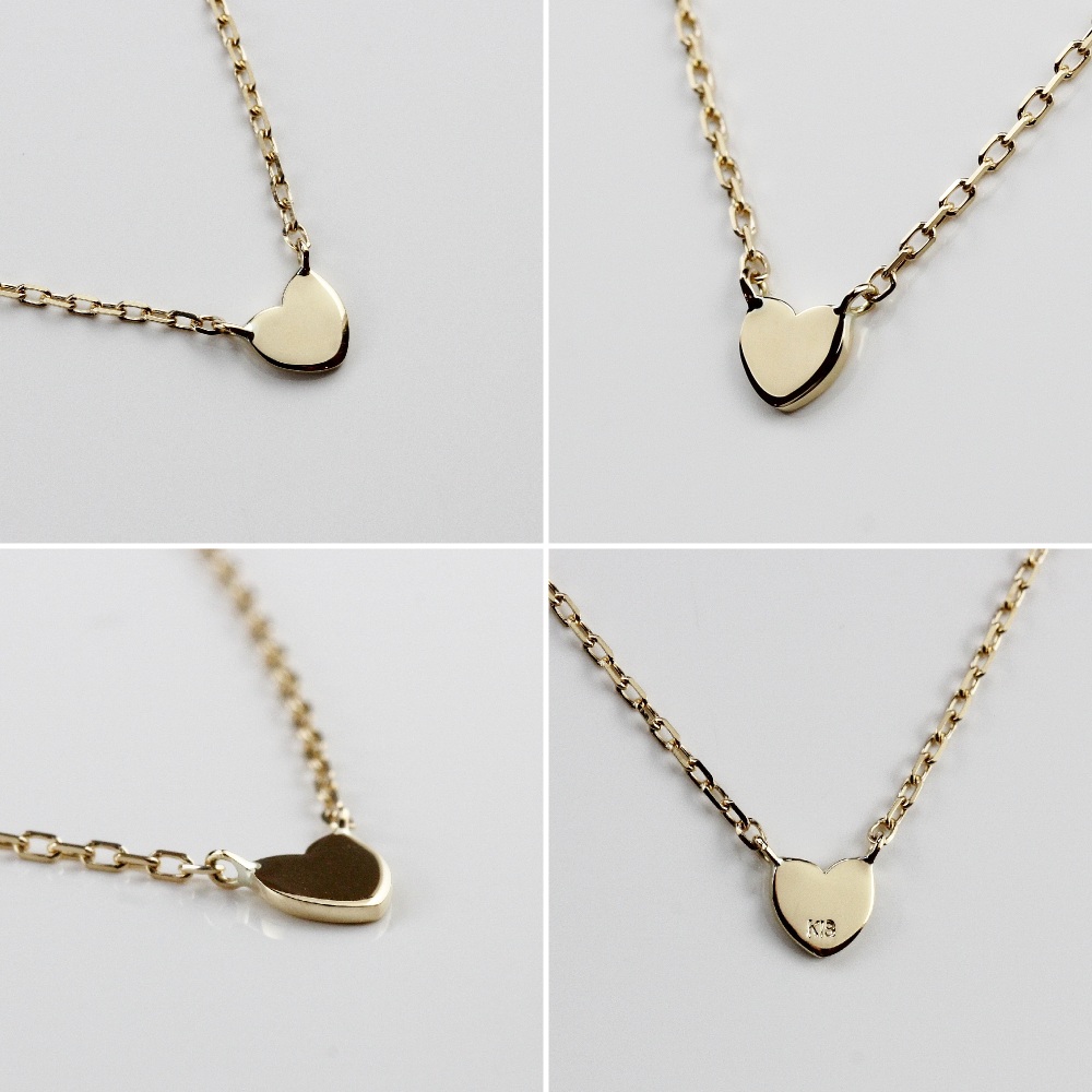 トゥー プライ 642 トゥット アモーレ ハート 華奢 ネックレス 18金,two ply Tutto Amore Heart Necklace K18