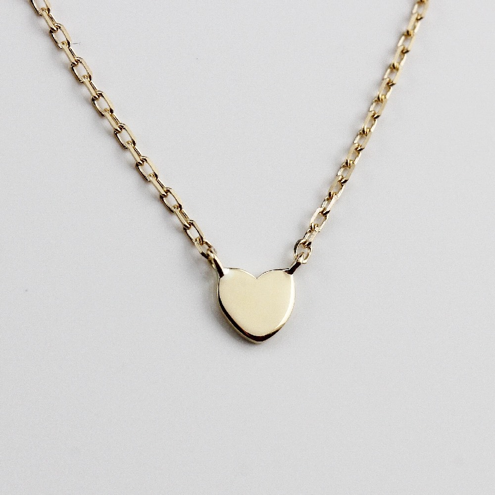 トゥー プライ 642 トゥット アモーレ ハート 華奢 ネックレス 18金,two ply Tutto Amore Heart Necklace K18