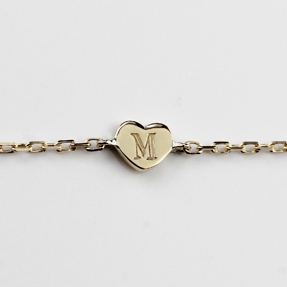 トゥー プライ 643 トゥット アモーレ ハート 華奢 ブレスレット 18金,two ply Tutto Amore Heart Bracelet K18