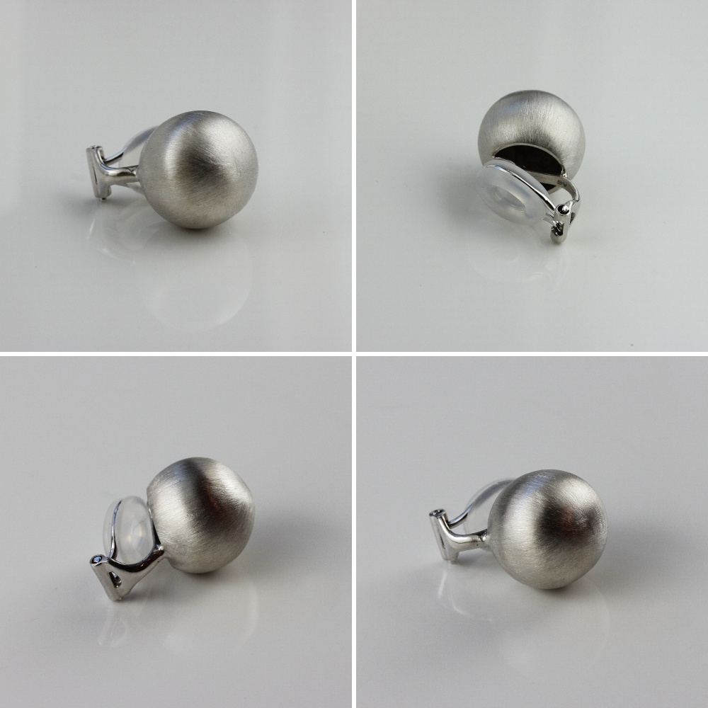 トゥー プライ 650 ボーロ クリップ イヤリング シルバー925 片耳,two ply Bolo Clip-on Earring Silver925