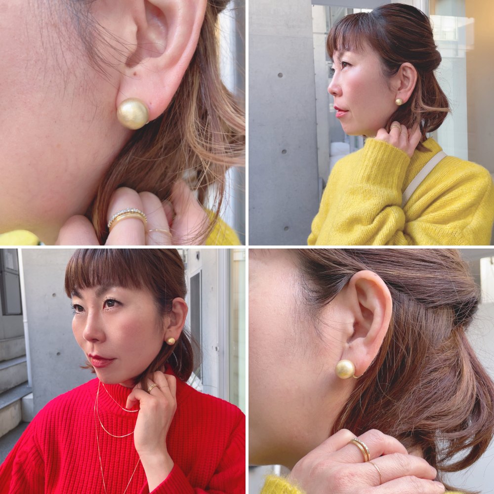 トゥー プライ 650 ボーロ クリップ イヤリング シルバー925 片耳,two ply Bolo Clip-on Earring Silver925