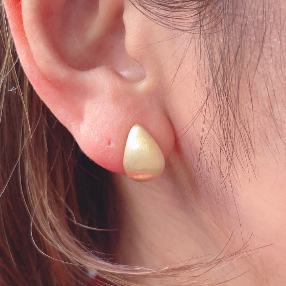 トゥー プライ 651 シズク ティアドロップ クリップ イヤリング シルバー925 片耳,two ply Shizuku Teardrop Clip-on Earring Silver925