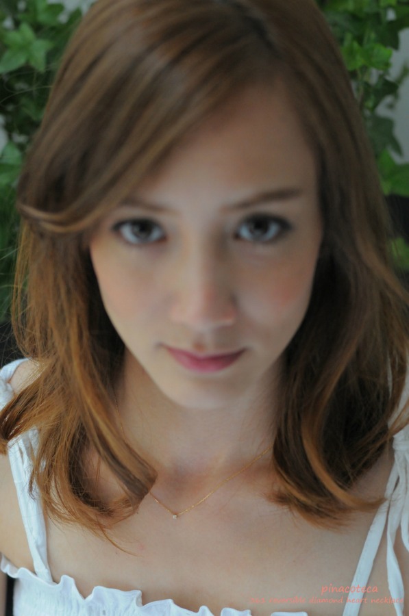 pinacoteca 361 Solitaire Diamond Heart Necklace,ピナコテーカ 一粒ダイヤ ハート 華奢ネックレス K18