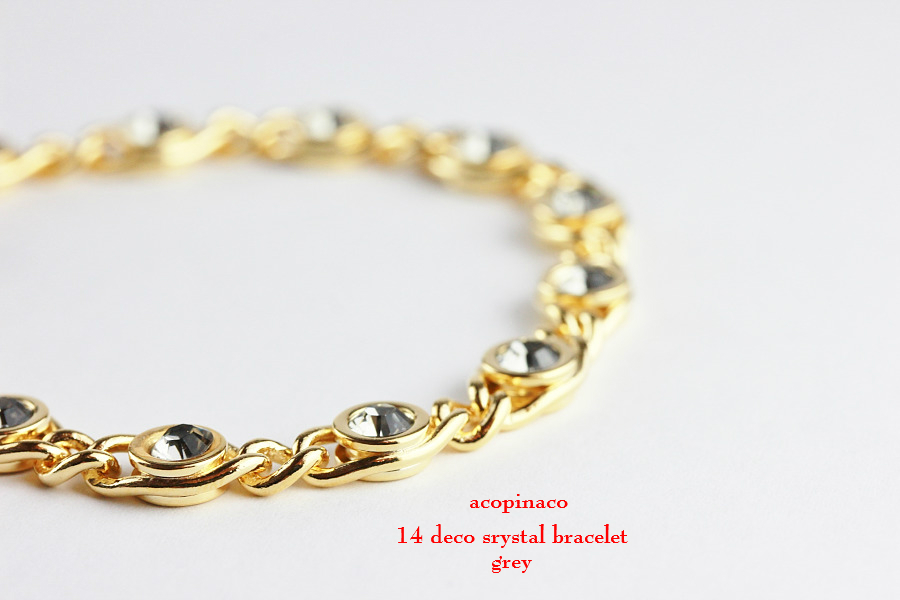 acopinaco 14 deco crystal bracelet デコ クリスタル ビジュー ブレスレット アコピナコ