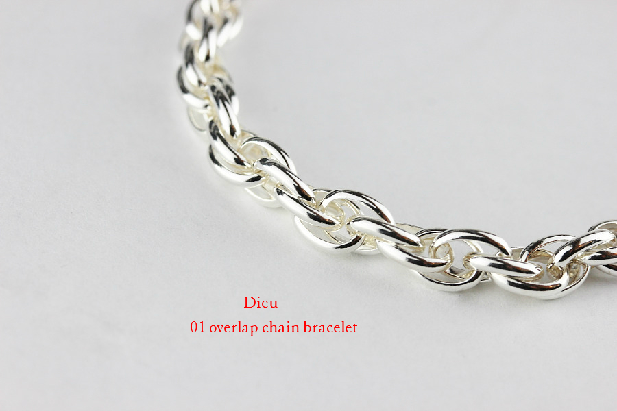 Dieu 01 Overlap Chain Bracelet  オーバーラップ チェーン ブレスレット デュー