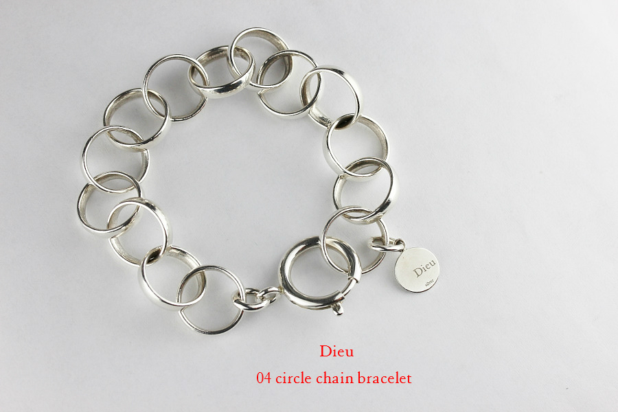Dieu 04 Circle Chain Bracelet Silver925/デュー サークル チェーン 