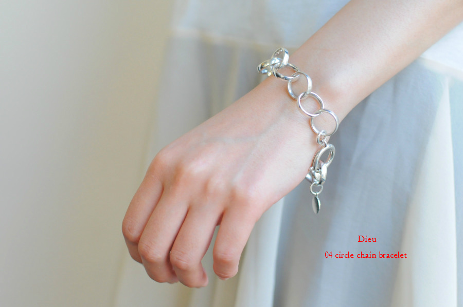 Dieu 04 Circle Chain Bracelet  サークル チェーン ブレスレット デュー
