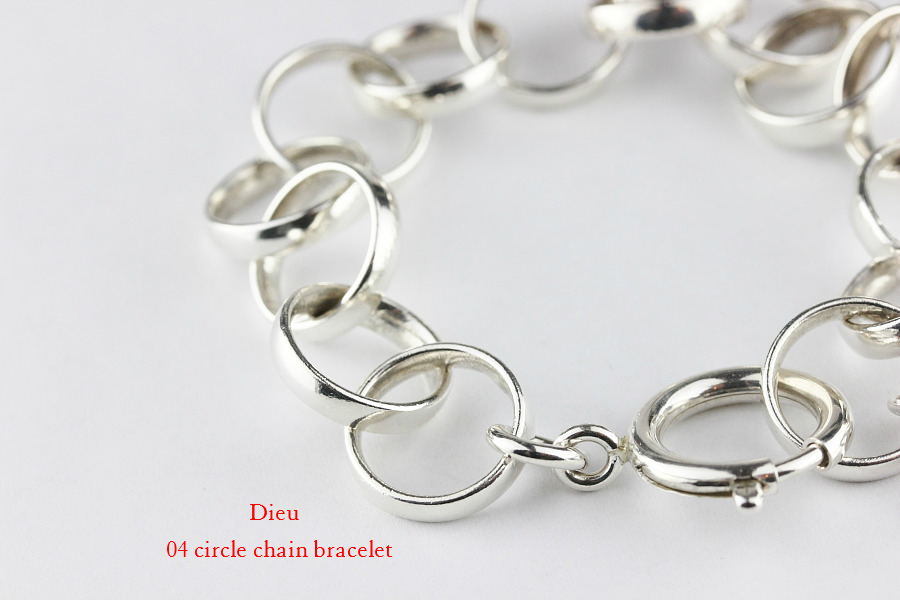 Dieu 04 Circle Chain Bracelet Silver925/デュー サークル チェーン 