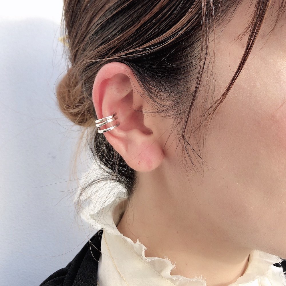 デュー 37 3セット イヤーカフ シルバー925,DIEU 3Set Ear cuffs Silver 925