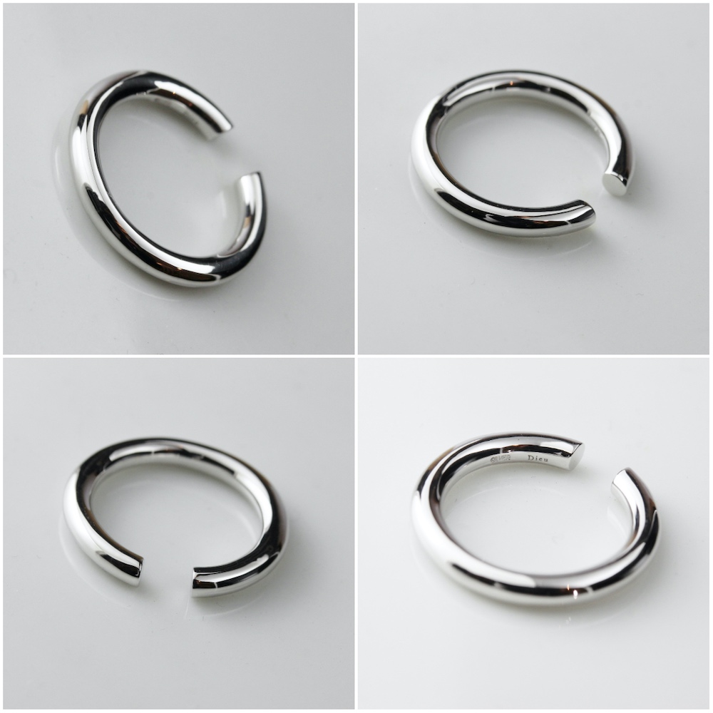 デュー 40 ラウンド イヤーカフ シルバー925,DIEU Round Ear cuffs Silver 925