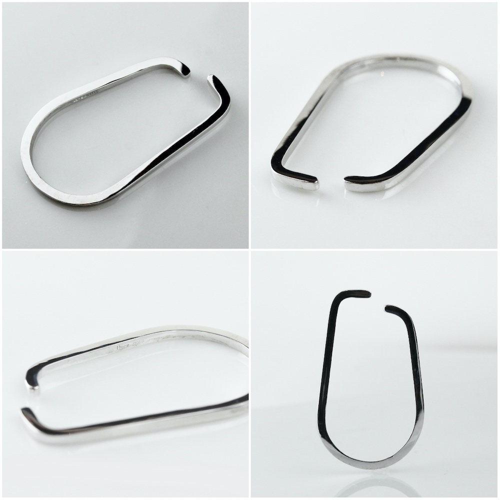 デュー 42 オーバル クリップ イヤーカフ シルバー925,DIEU Oval Clip Ear cuff Silver 925