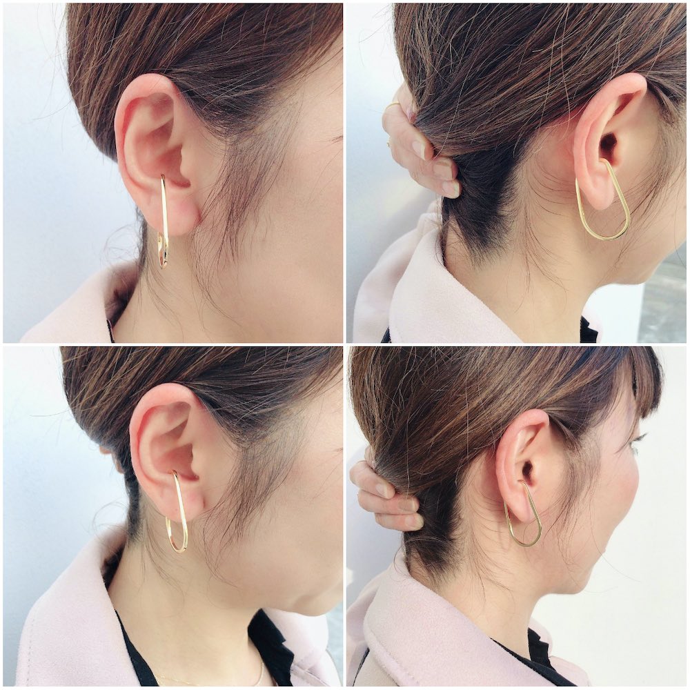 デュー 42 オーバル クリップ イヤーカフ シルバー925,DIEU Oval Clip Ear cuff Silver 925