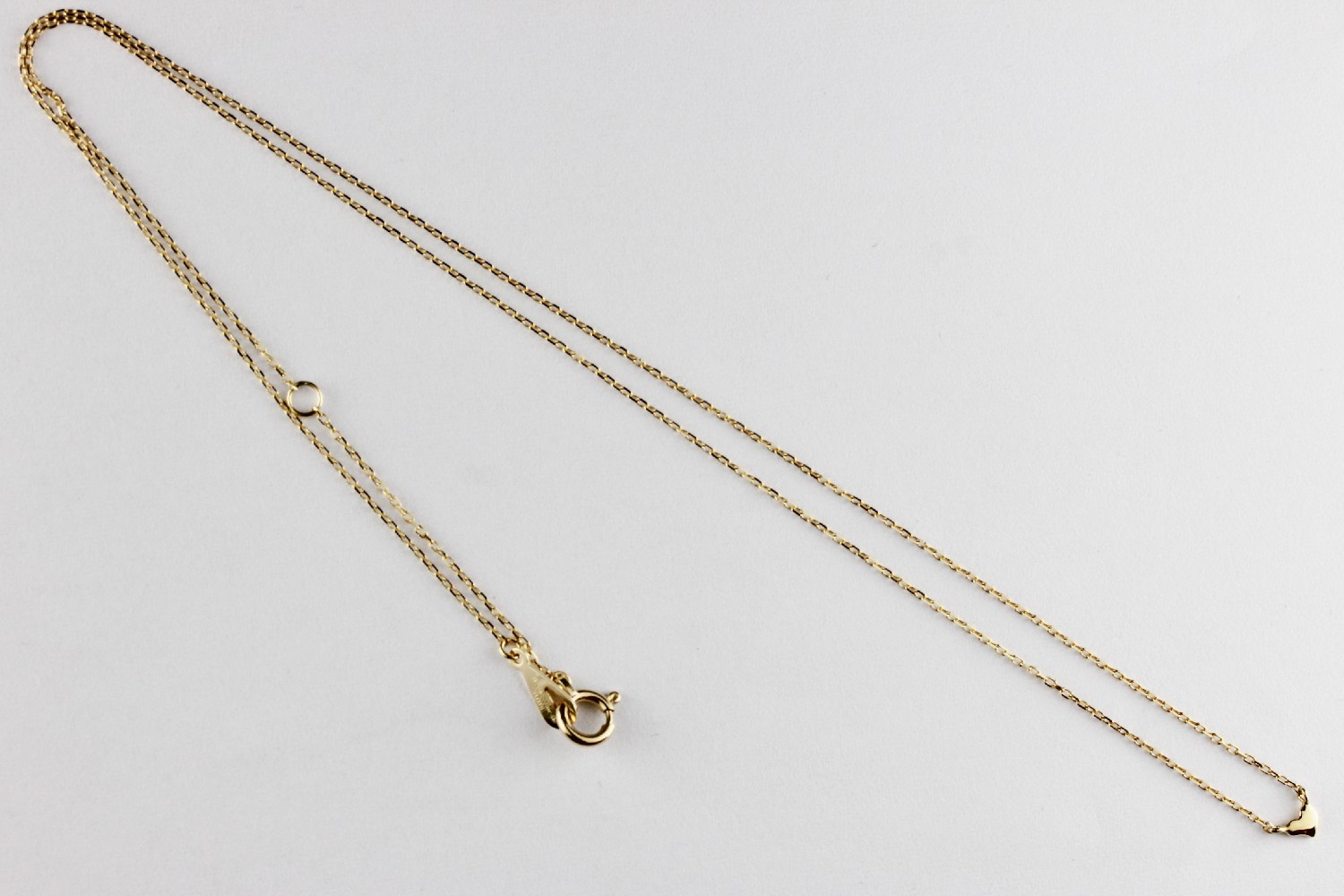 レデッサンドゥデュー 245 マイクロ ハート 華奢ネックレス 18金,les desseins de DIEU Micro Heart Necklace K18