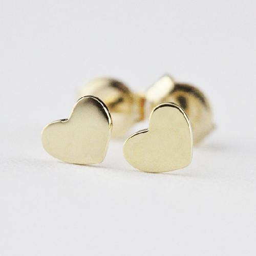 レデッサンドゥデュー 589-H プチ ハート スタッド ピアス 18金,les desseins de DIEU Petit Heart Stud earrings K18