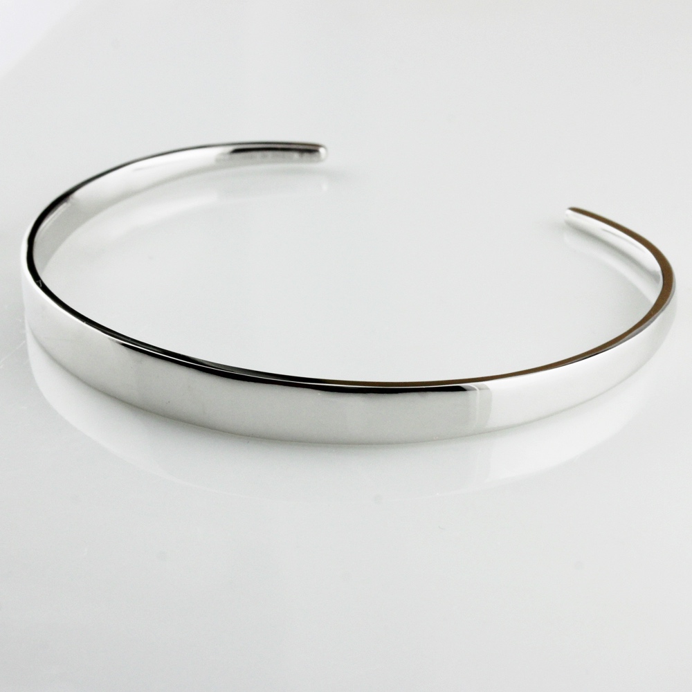 レ デッサン ドゥ デュー 967 グロッシー シルバー グラデーション バングル シルバー925,les desseins de DIEU Silver Bangle