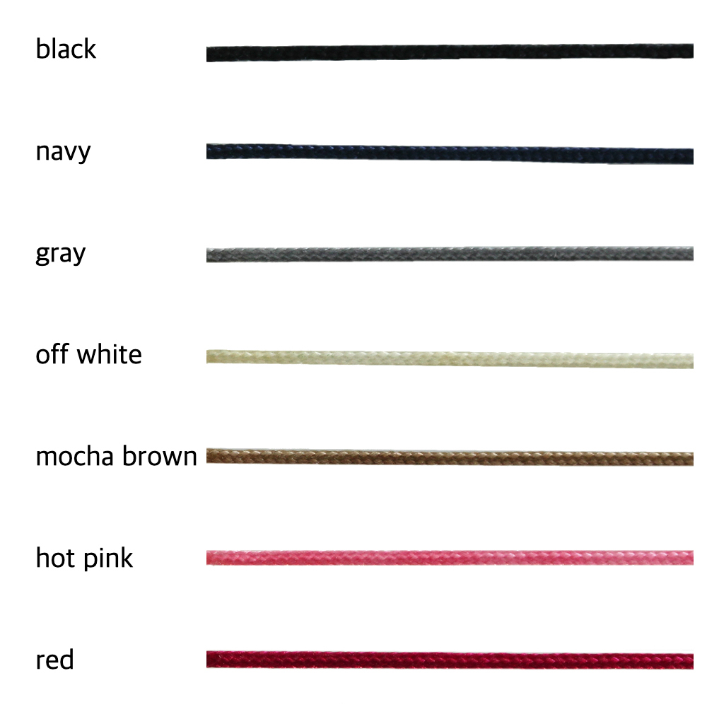 レデッサンドゥデュー 65S ベル 一粒ダイヤモンド サテン コード 紐ブレスレット 18金,Bell Diamond Satin Cord Bracelet K18