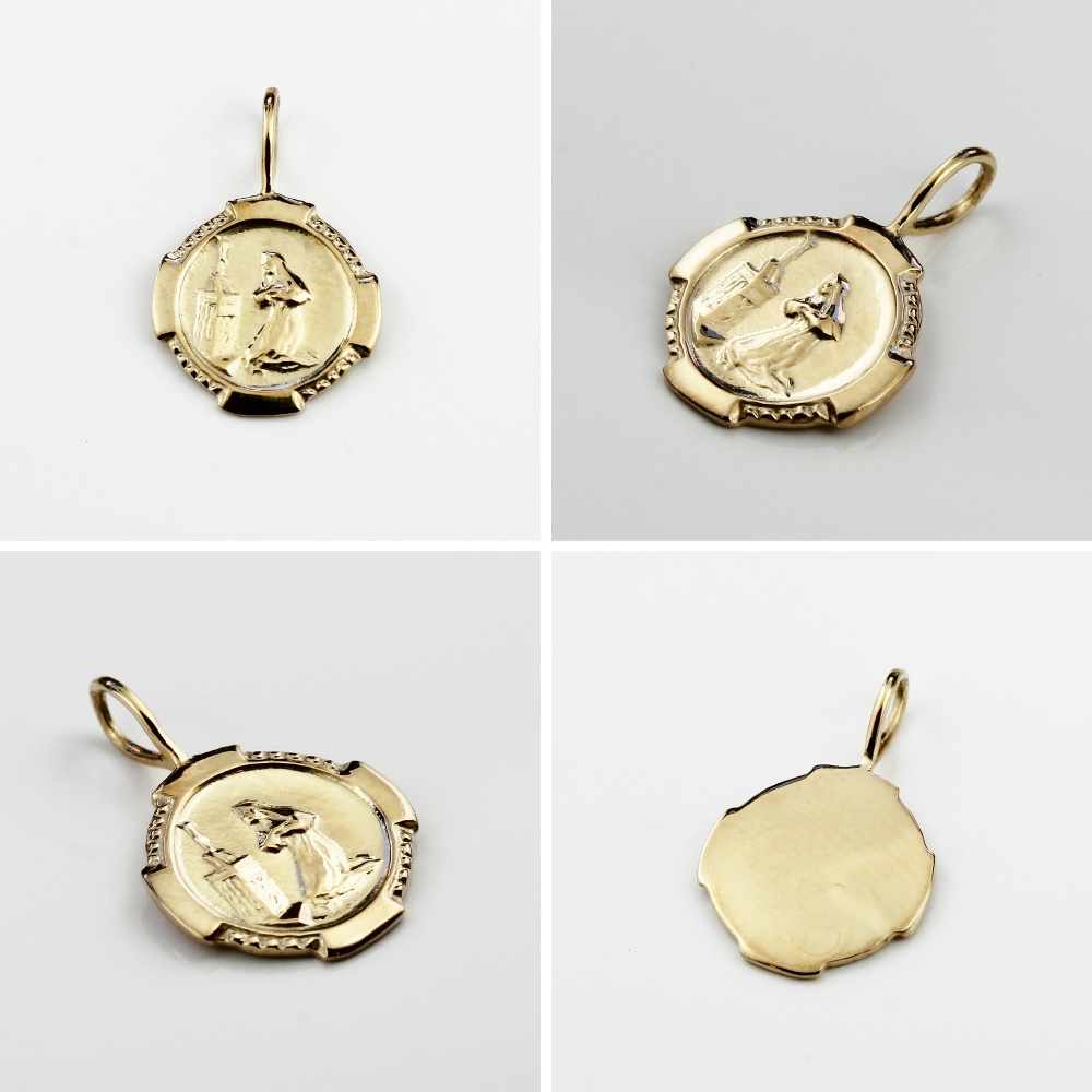 レデッサンドゥデュー 994 スモール メダイ チャーム 18金,les desseins de DIEU Small Medaille Charm K18