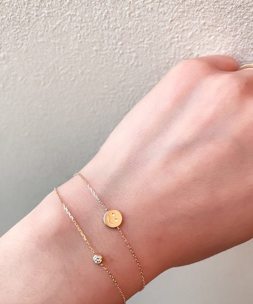 レデッサンドゥデュー 339 スマイル にこちゃん ブレスレット 18金,les desseins de DIEU Smile Bracelet K18