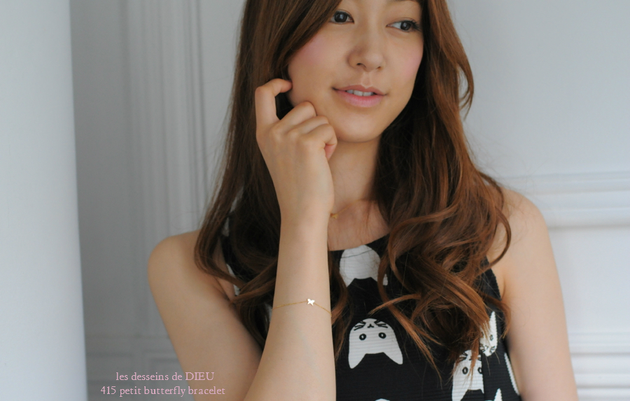 レデッサンドゥデュー 415 プチ バタフライ ブレスレット 18金,les desseins de DIEU Petit Butterfly Bracelet K18