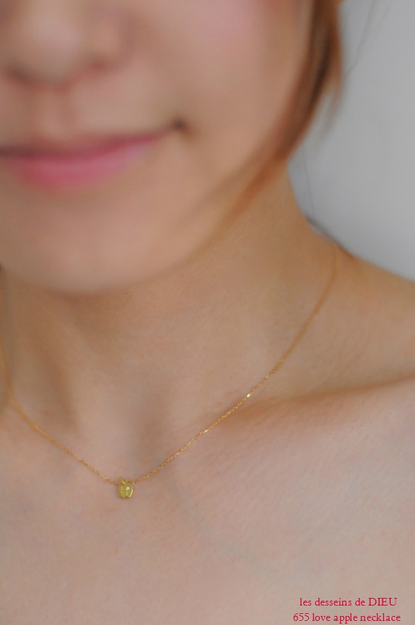 レデッサンドゥデュー 655 ラヴ　アップル ネックレス 18金,les desseins de DIEU LOVE Apple Necklace K18